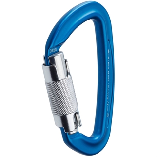 NRS Sliq Twist Lock Carabiner bright blue